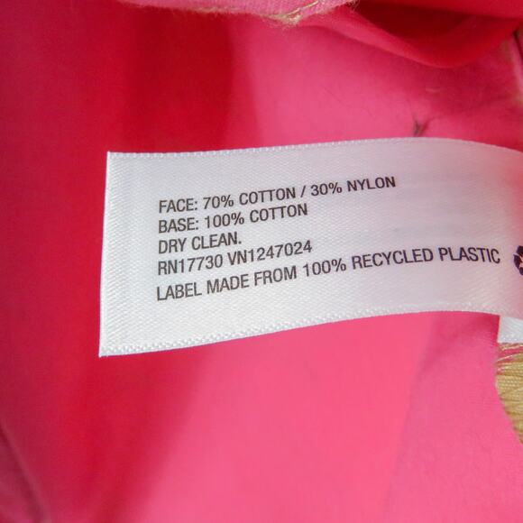 Isaac Mizrahi Pink Plaid Houndstooth Trenchcoat Jacket Coat Large Barbiecore - Picture 11 of 12